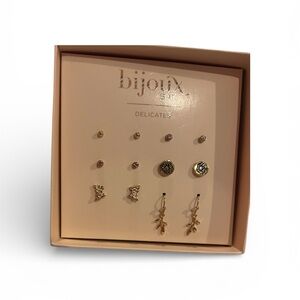 Bijoux Bar Gold and Silver Stud  Earring Collection